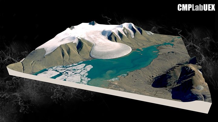 Elephant Foot Glacier, Groenlandia. – Free 3D Model STL