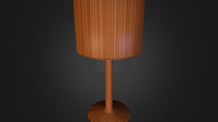 Wooden Goblet 3D Model