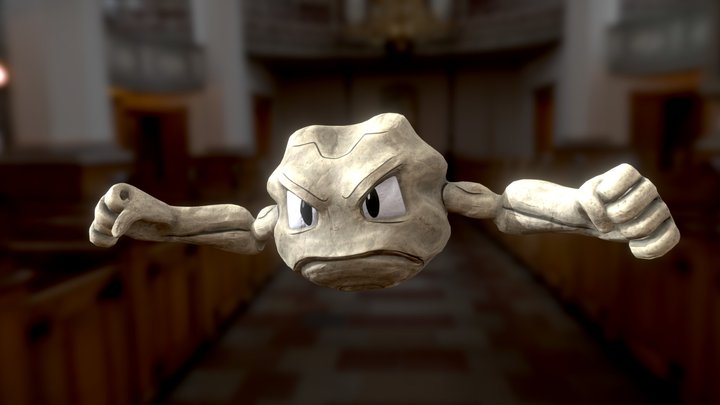 Geodude Pokemon 3D Model