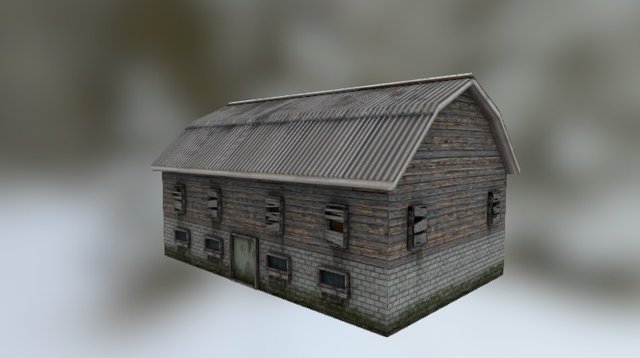 Old barn 3D Model
