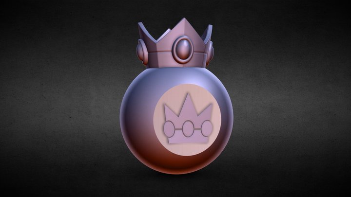 Princess Peach Christmas Ornament | Super Mario 3D Model