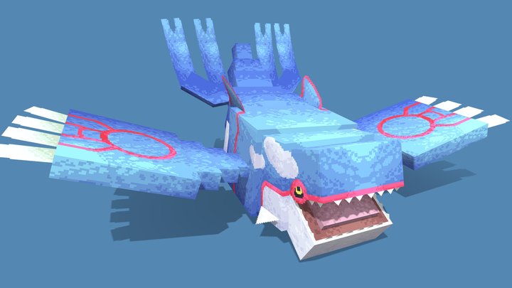 Kyogre (Pokemon) 3D Model