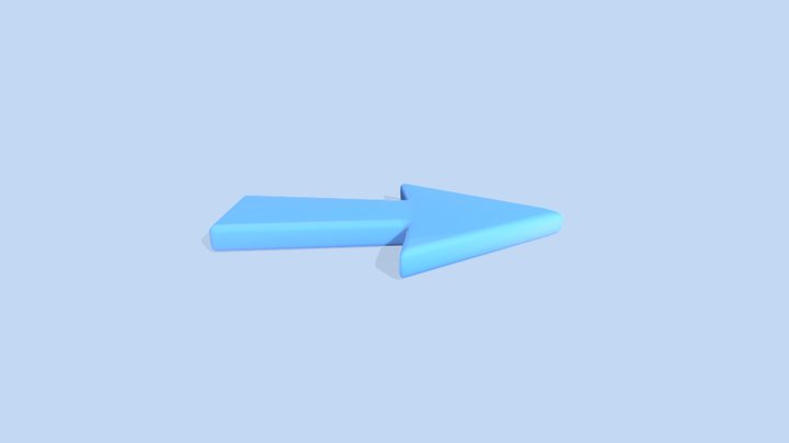 Direction Arrow 3D Model