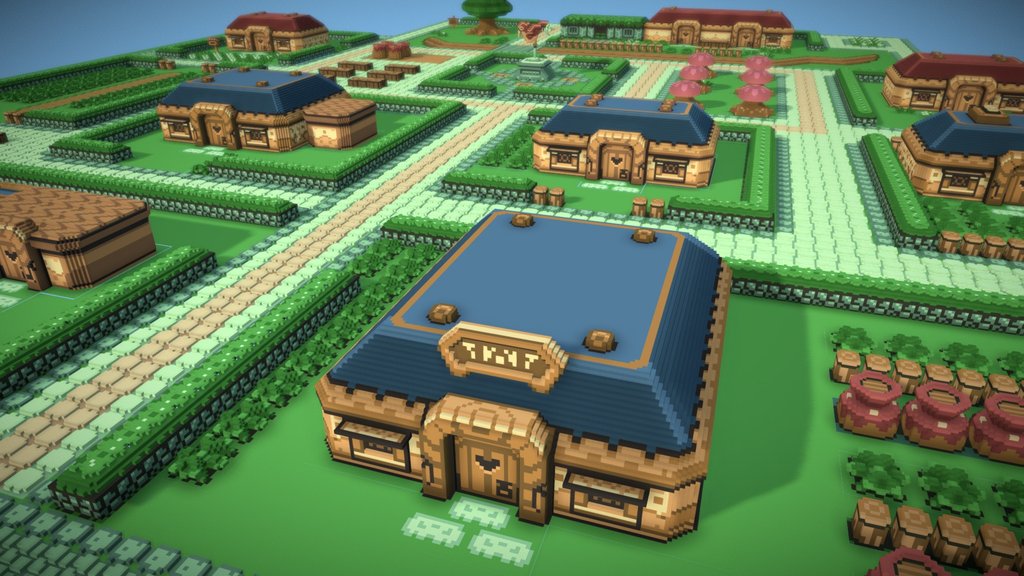 [Voxel] Kakariko full Scene