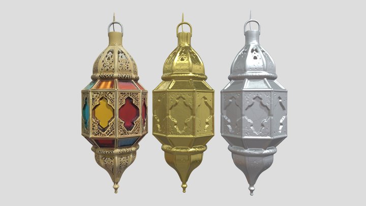Hanging Islamic Lantern 3 فانوس رمضان المعلق – Modello 3D gratuito STL