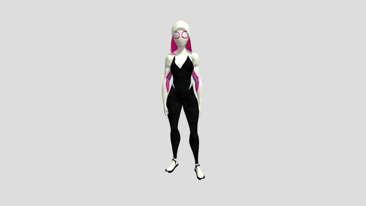 ATSV Spider-Gwen (rigged) 3D Model