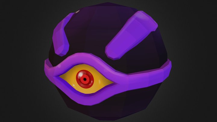 Mewtwo Ball 3D Model