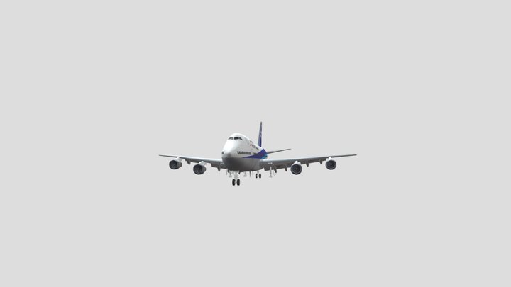 Boeing 747-100 3D Model