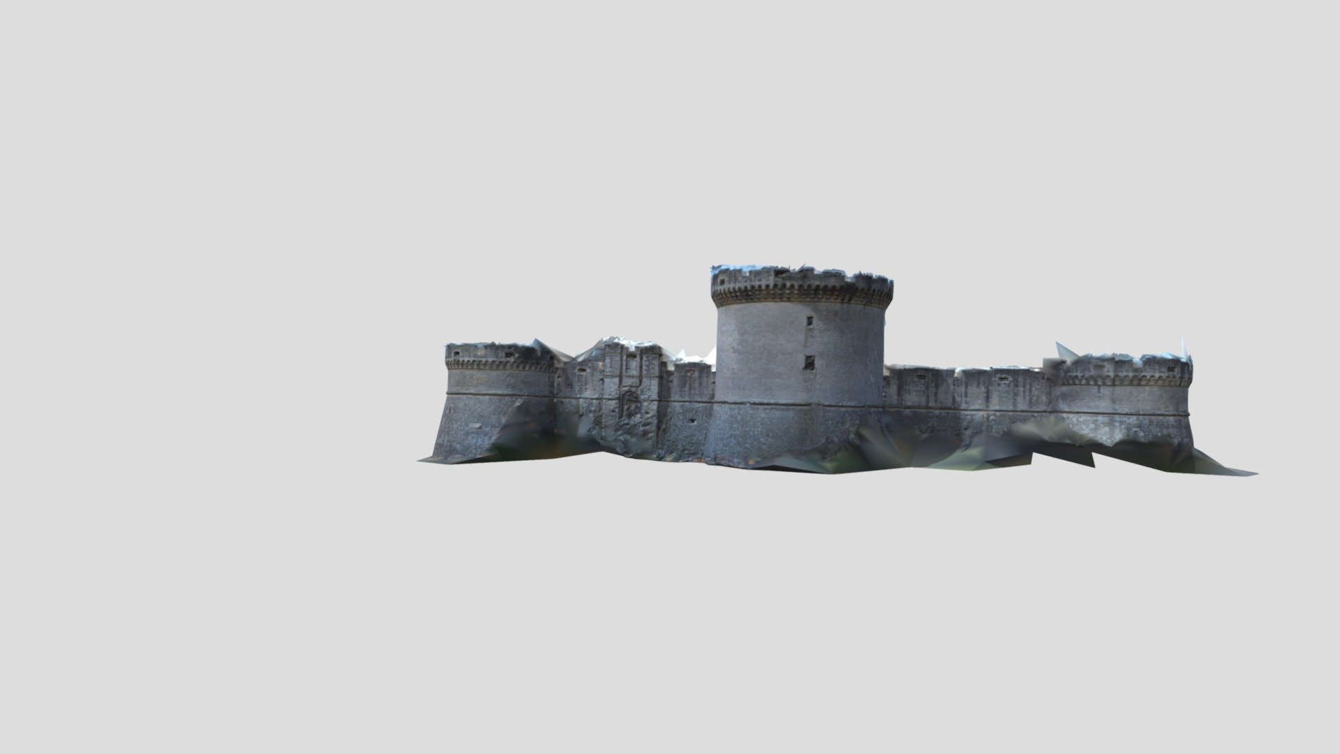 Castello Tramontano - 3D model by iispentasuglia [6ef696b] - Sketchfab