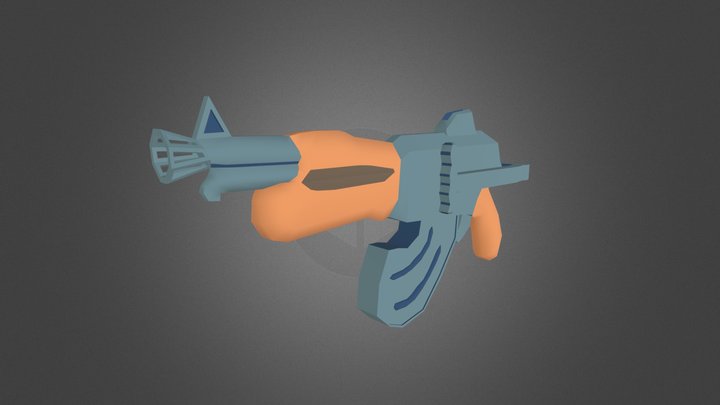 Stylised AK-47 3D Model