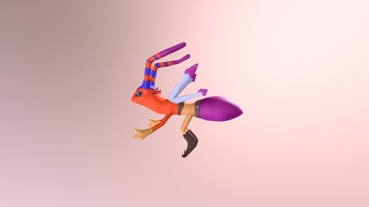 Fireflymon 3D Model