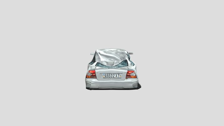 Crashed car 3D Model