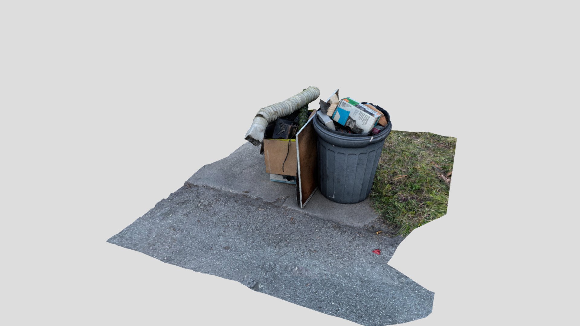 Curbside trash