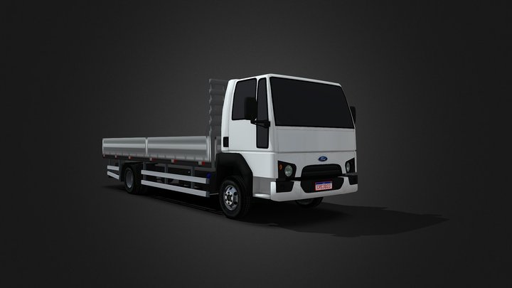 Ford Cargo 816 (Low-Poly) 3D Model