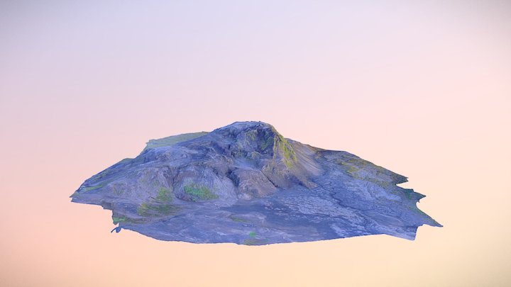 Helgafell - Iceland 3D Model
