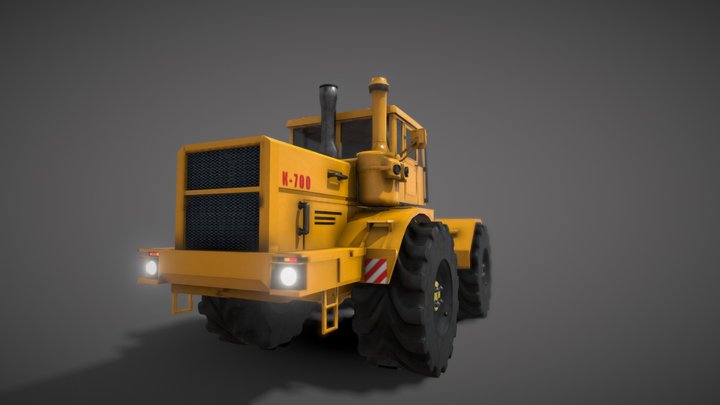 Кировец К-700 3D Model