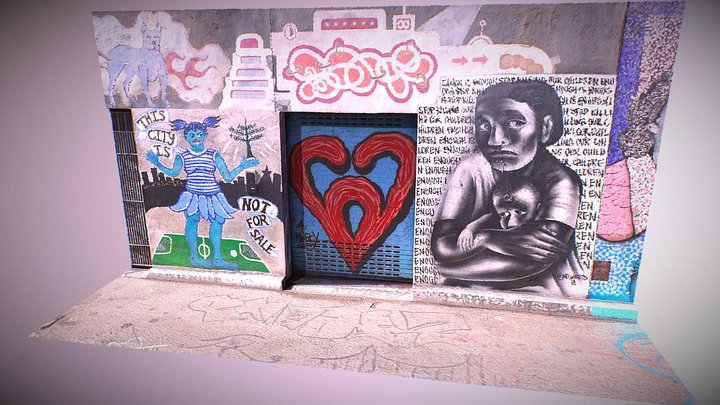 San Francisco Mural Collection - Mural 2 – Modello 3D gratuito STL