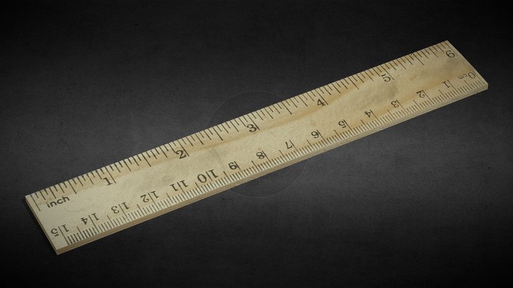 Ruler 3D Model