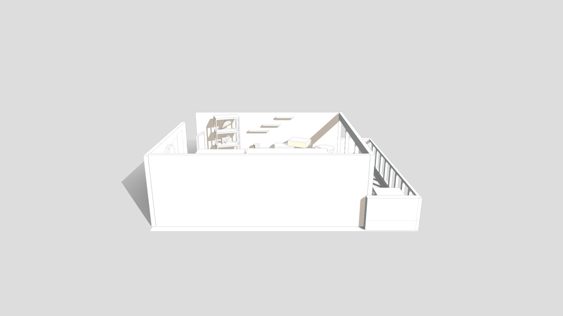 Beach Bedroom Layout (Sketch)