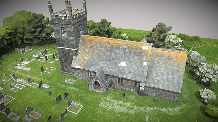 Grade Church 3D Model
