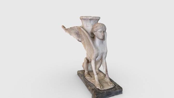 Roman Sphinx 3D Model