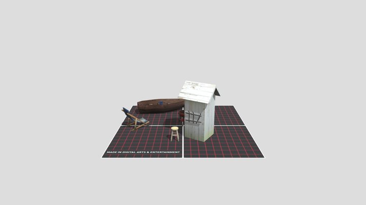 DAE 5 Finished props - By the ocean 3D Model
