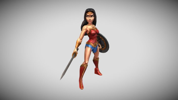 Wonder Woman 3D Model