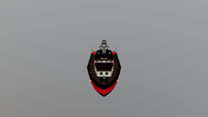 Fire Boat 1 3D Model