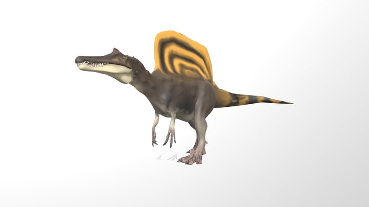 Walking Spinosaurus (Planet Dinosaur) – Kostenloses 3D-Modell STL