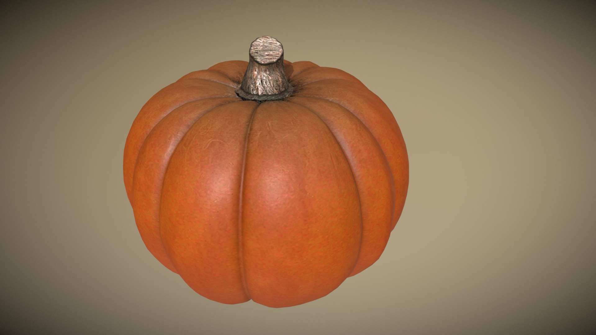 3D model Pumpkin - This is a 3D model of the Pumpkin. The 3D model is about a close-up of a bell.