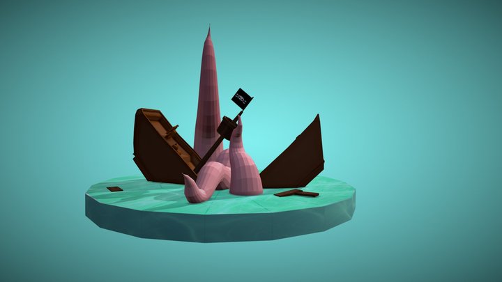 The Kraken 3D Model