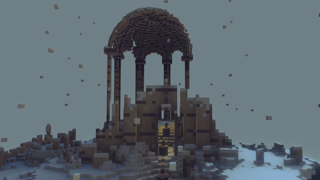 In A Monastery Garden - Voxel