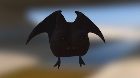 Bat Fly Animation Test 3D Model