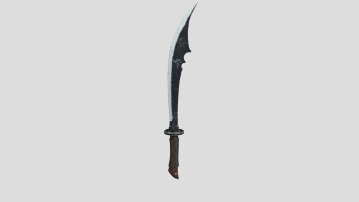 Combat Blade 3D Model