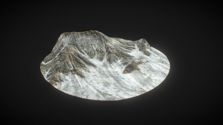 lowpoly background mountain 3D Model