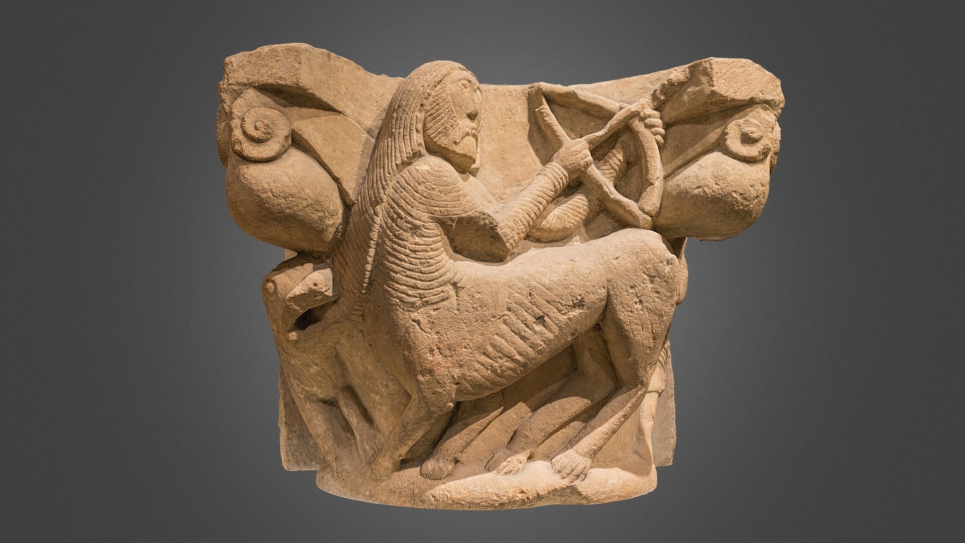 Capital with a Centaur Battling - MET — Sketchfab embed 3D viewer