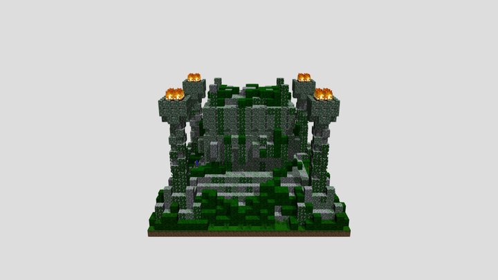Jungle Temple 3D Model