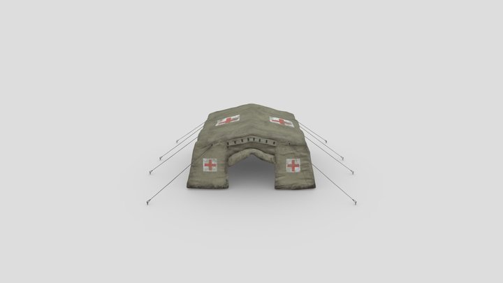 Medical Tent 3D Model