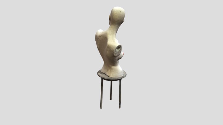 mannequin bust female 3D Model