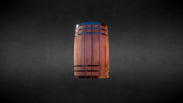 Big Barrel 3D Model