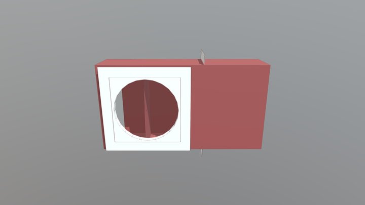 קופסת פיצול אוויר נכנס דגם 2 3D Model