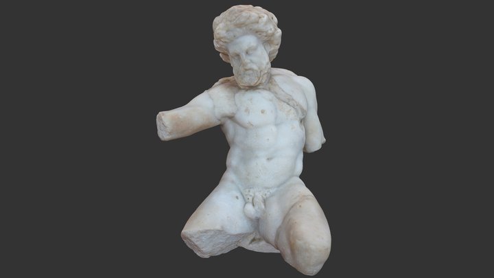 Héraclès / Hercule assis 3D Model