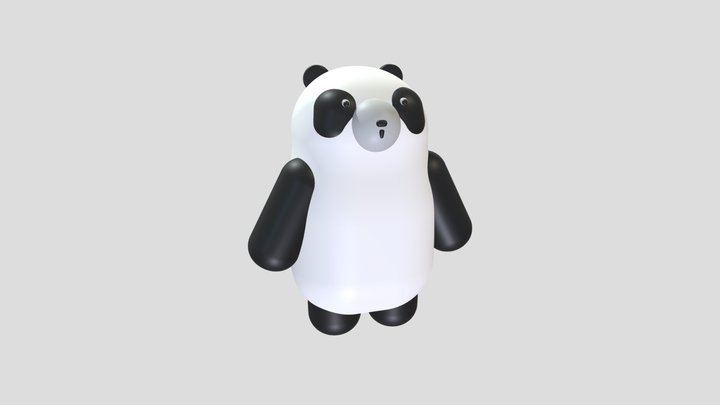 Panda 3D model|cute panda doll model 2022 new 3D Model