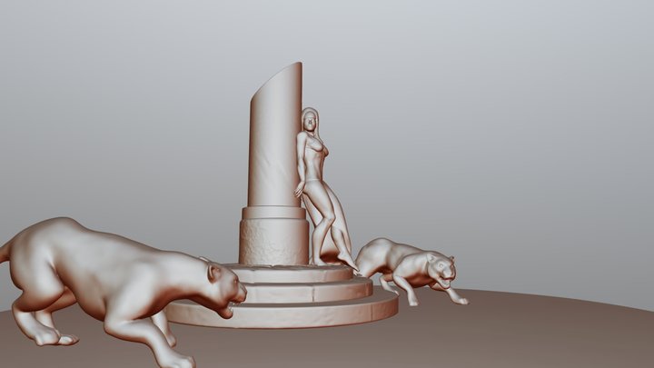 клеопатра 3D Model