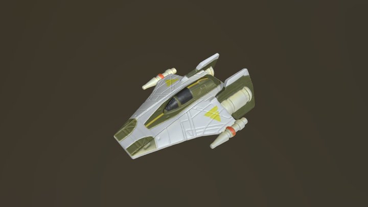 A- Wing Hotwheels 3D Model