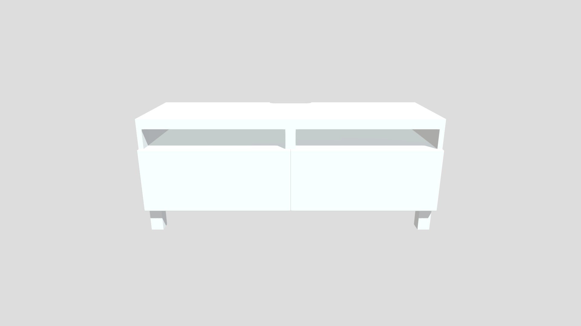 IKEA BESTA TV Bench with Drawers, 120x42x48 cm