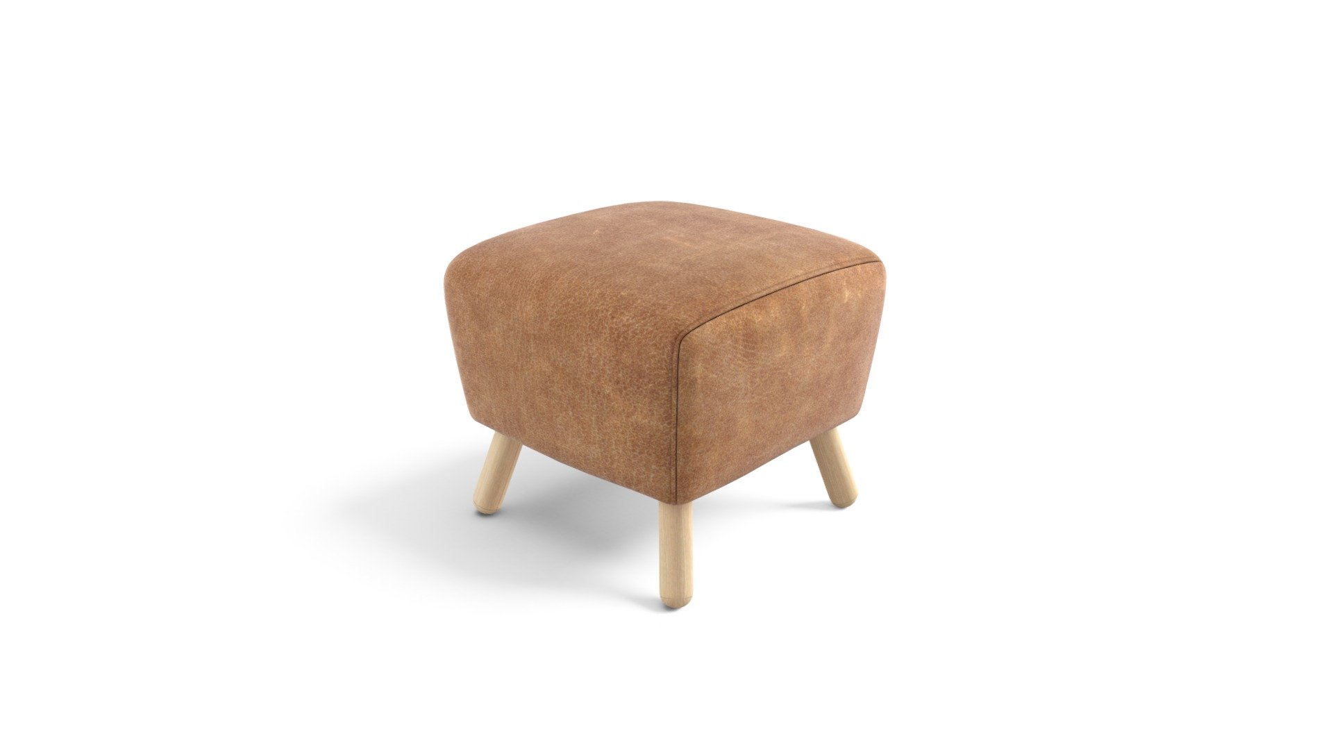 Rubens Footstool, Toffee Brown