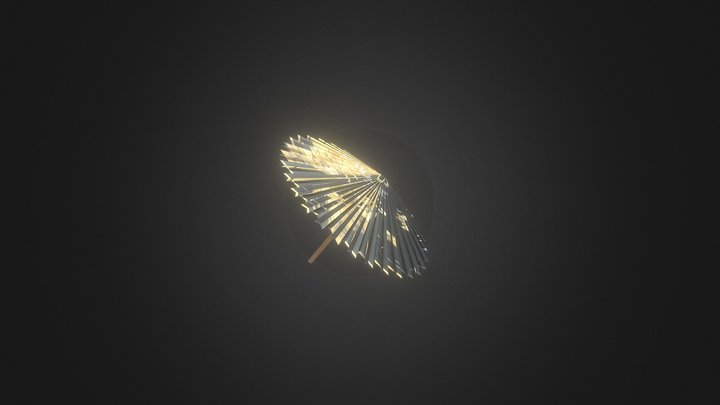 [FREE] 3d Old Wasaga Japanese Umbrella