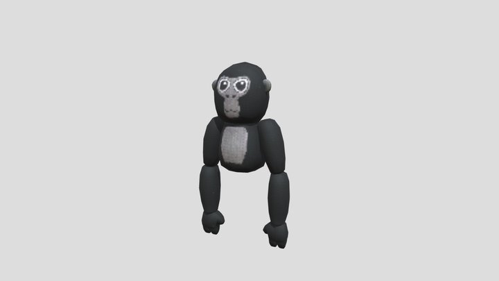 Gorilla tag plushy 3D Model
