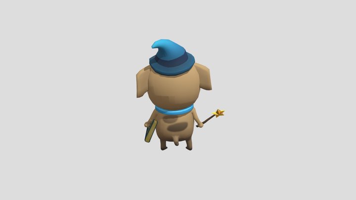 Barry The Wizard 3D Model